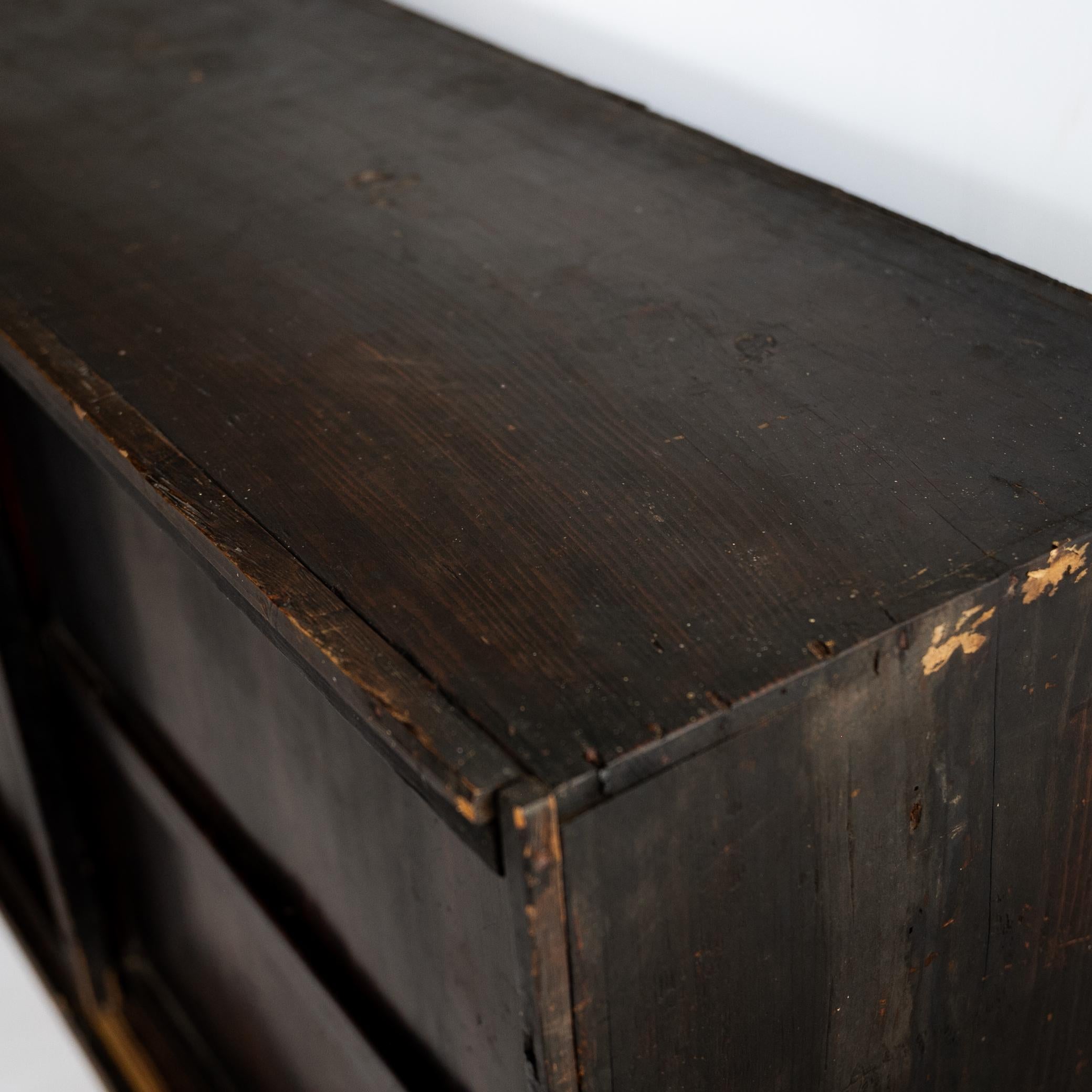 Japanese Antique Rare Large Tansu 1860s-1900s / Cabinet Sideboard Wabisabi 11