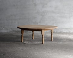 Japanese antique round table "Chabudai" / cocktail table / early Showa 1920's