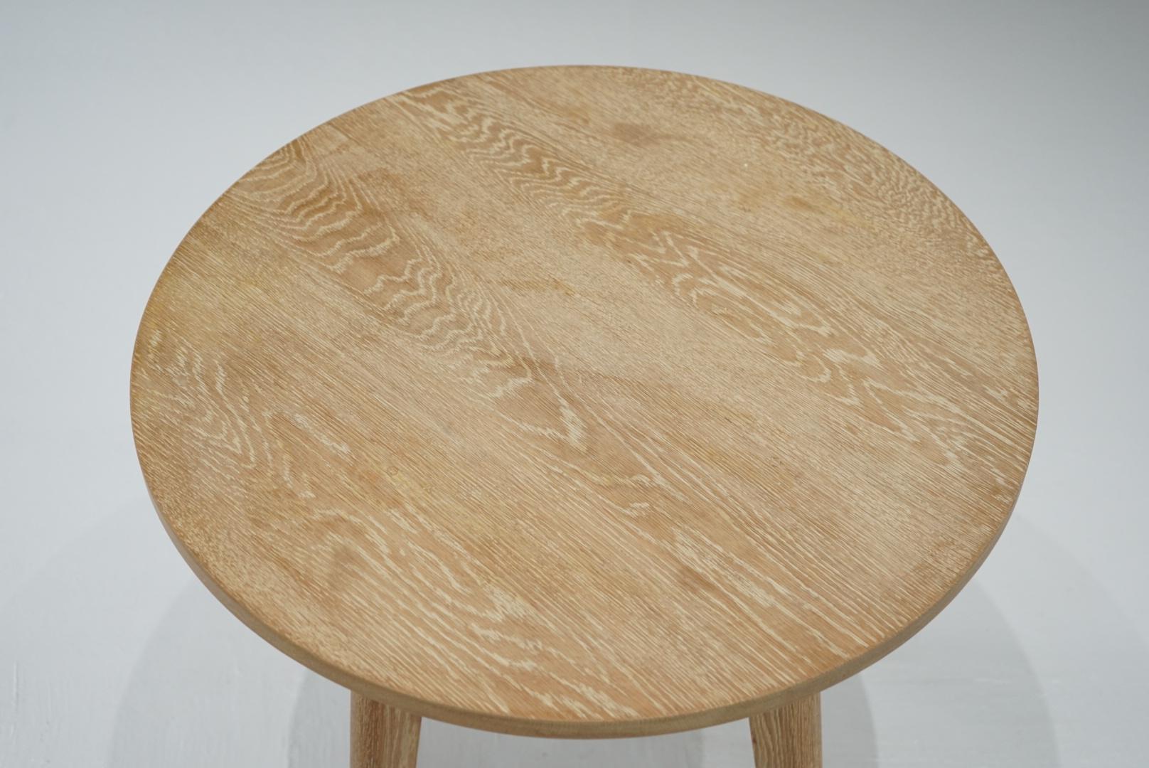 Japanese Antique Round Table Coffee table Japandi In Good Condition For Sale In Chiba, Chiba