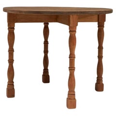Japanese Antique Round Table Dining table Japandi