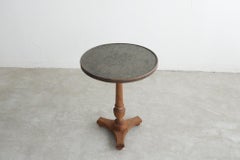 Japanese Antique Round Table, Wabi-sabi, Japandi