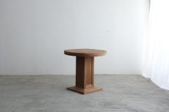 Japanese Antique Round Table, Wabi-sabi, Japandi