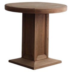 Japanese Antique Round Table, Wabi-sabi, Japandi