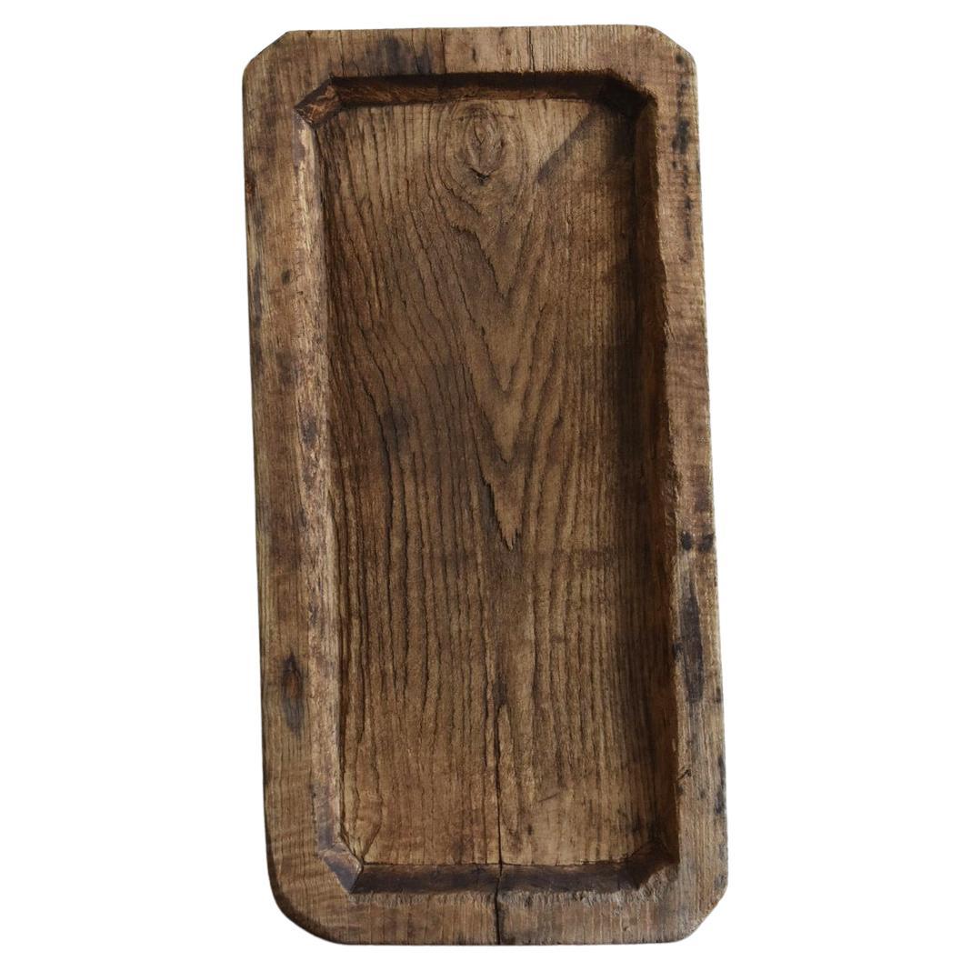 Japanese antique Rustic Board/1868-1920/a Board like an Abstract Painting For Sale