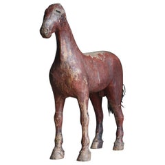 Caballo Sagrado Japonés Antiguo "Shinme" 1800s-1860s / Wabisabi Primitivo