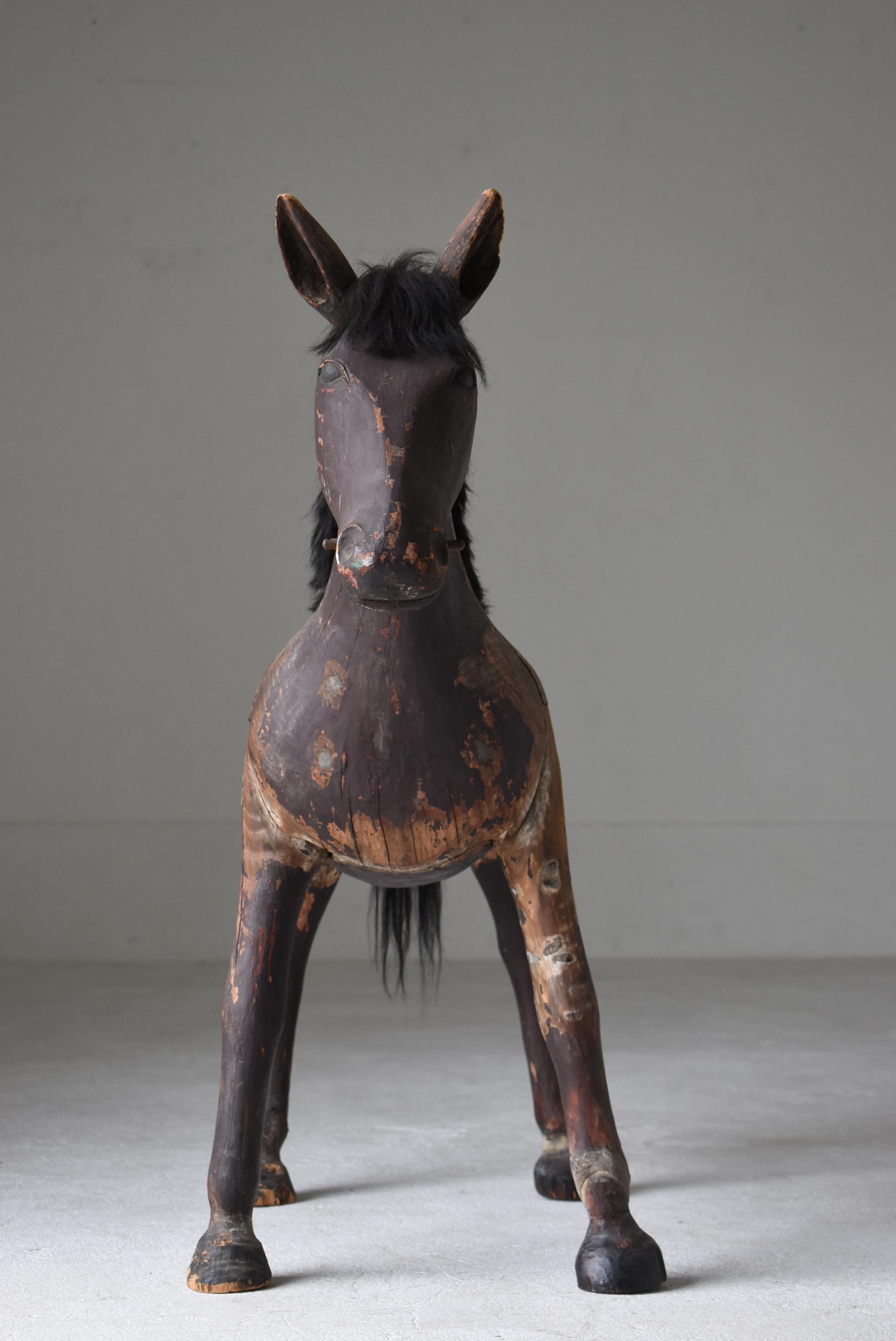 Cedro Antico cavallo sacro giapponese in legno 