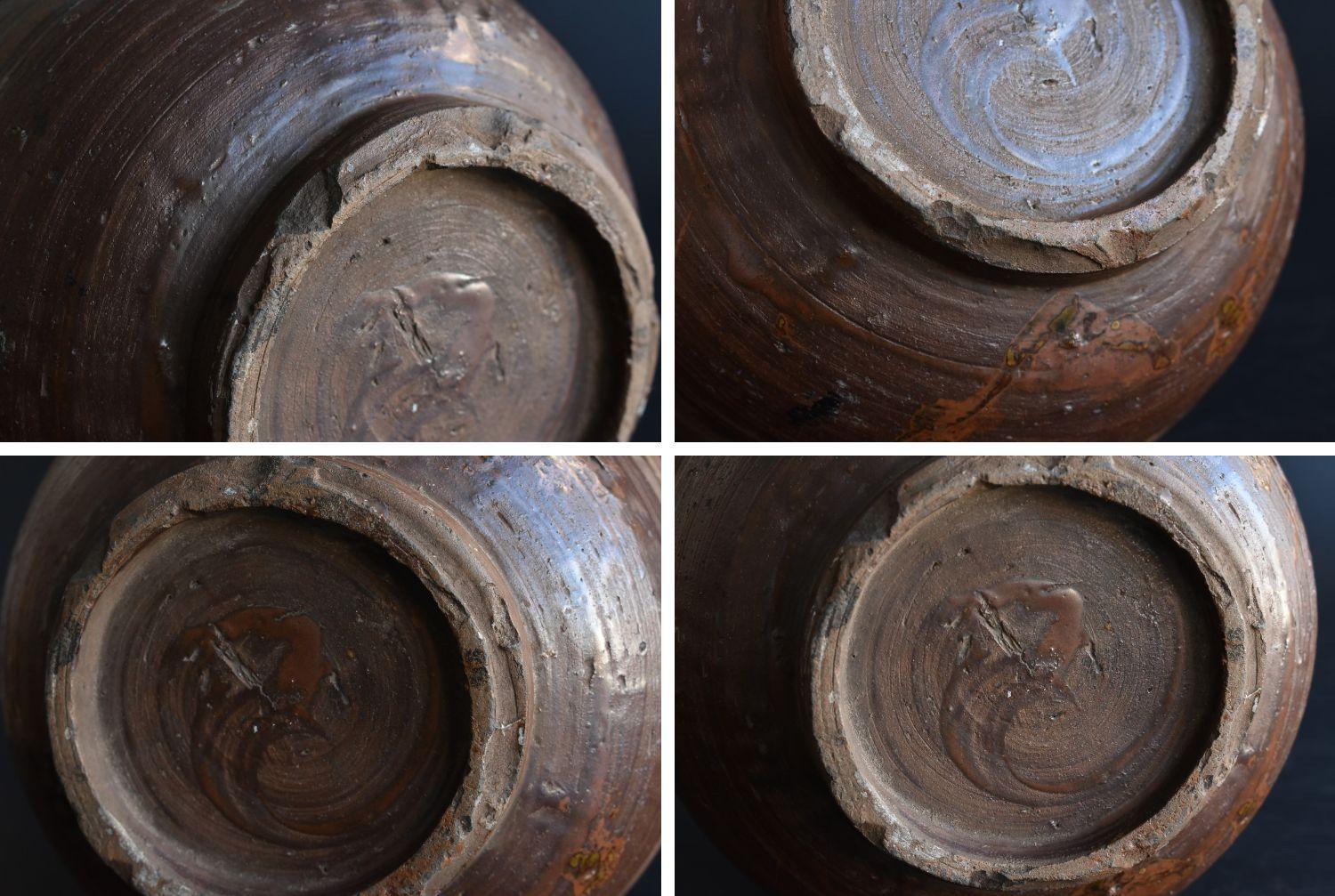 Japanese Antique Sake Bottle / Karatsu Ware / Edo Period 1700s / Antique Vase 12