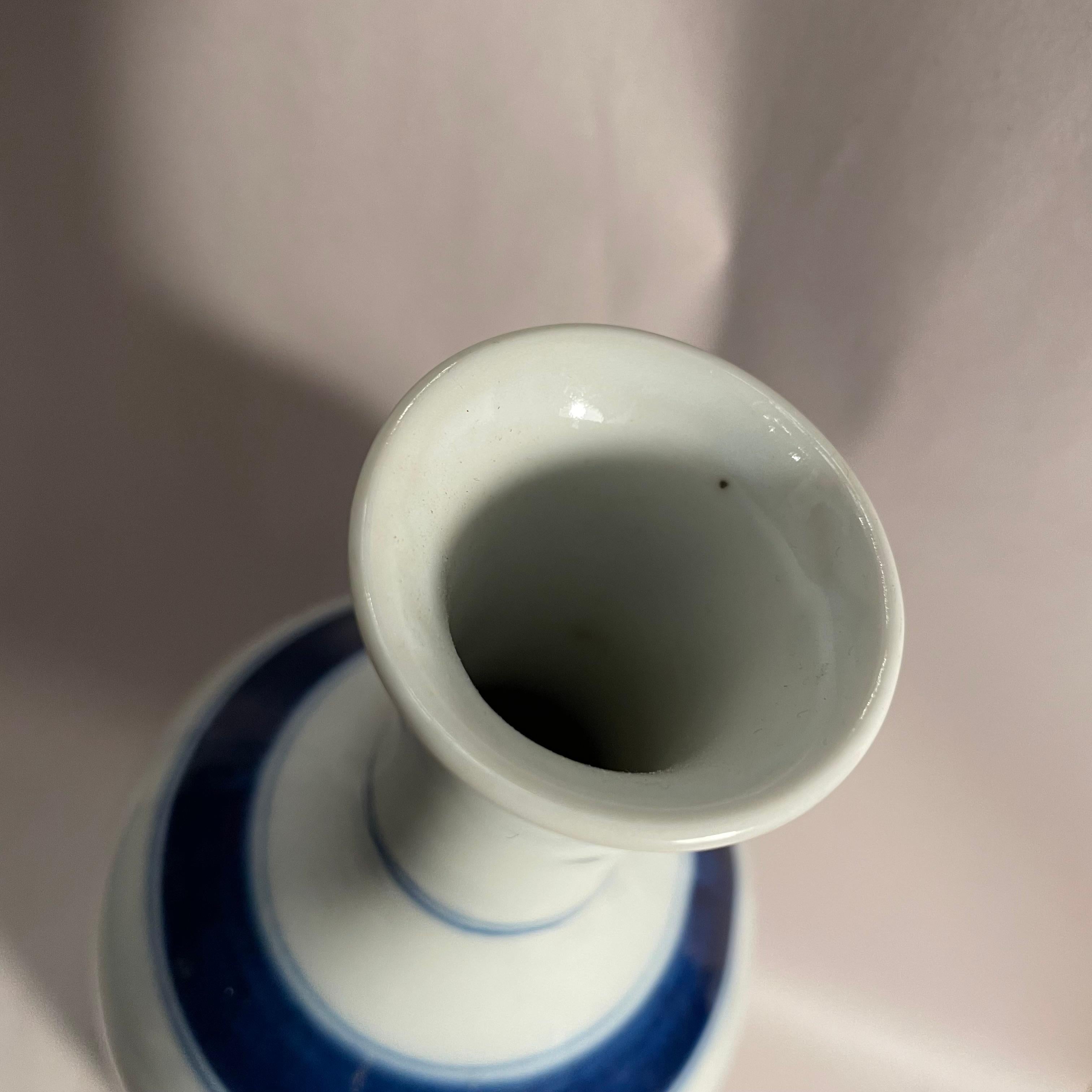 Ceramica Bottiglia di sake giapponese antica 'Paesaggio' 1920 epoca Taisho in vendita