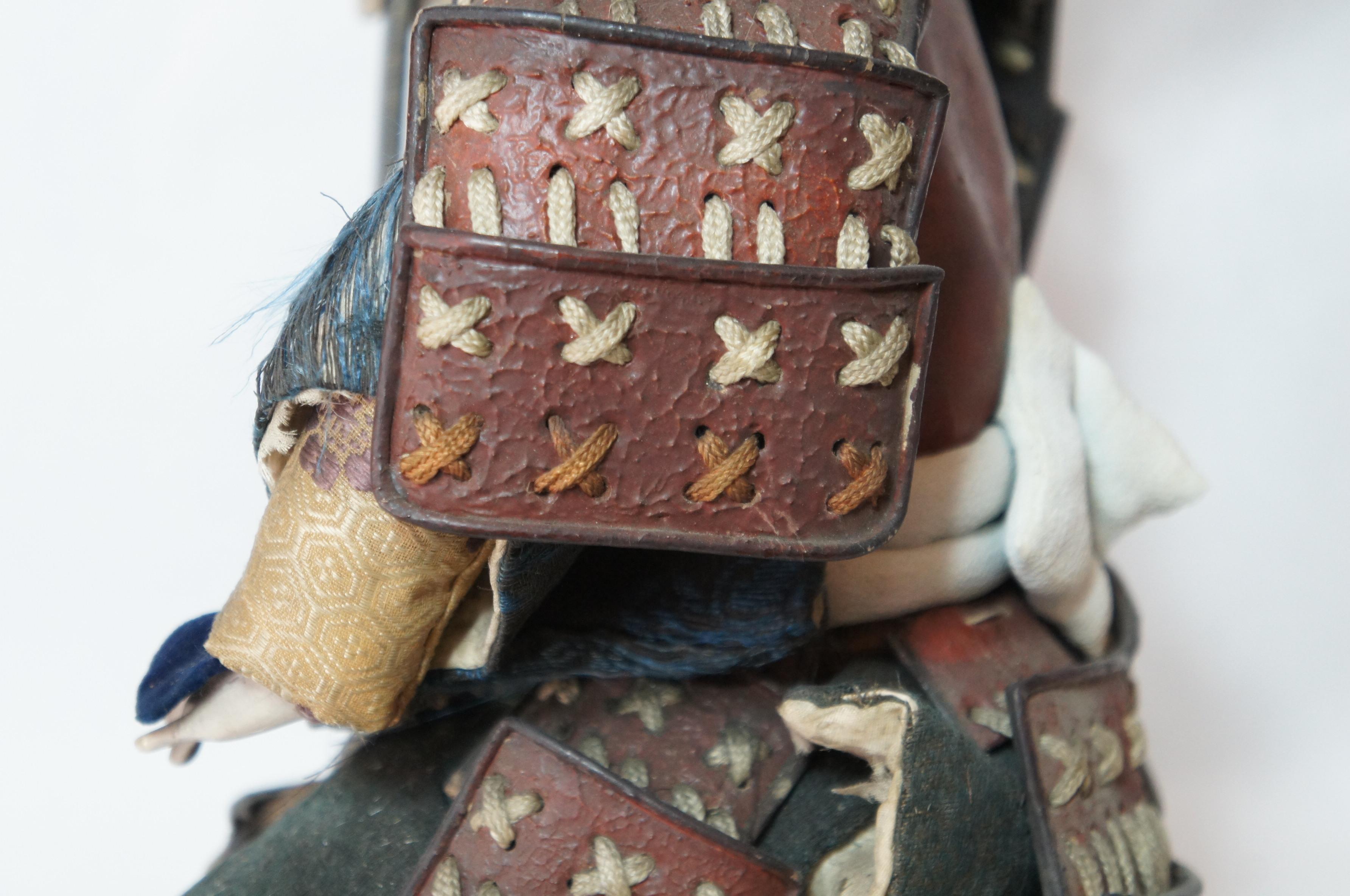 Japanese Antique Samurai Doll, Edo Period, 1790s 8