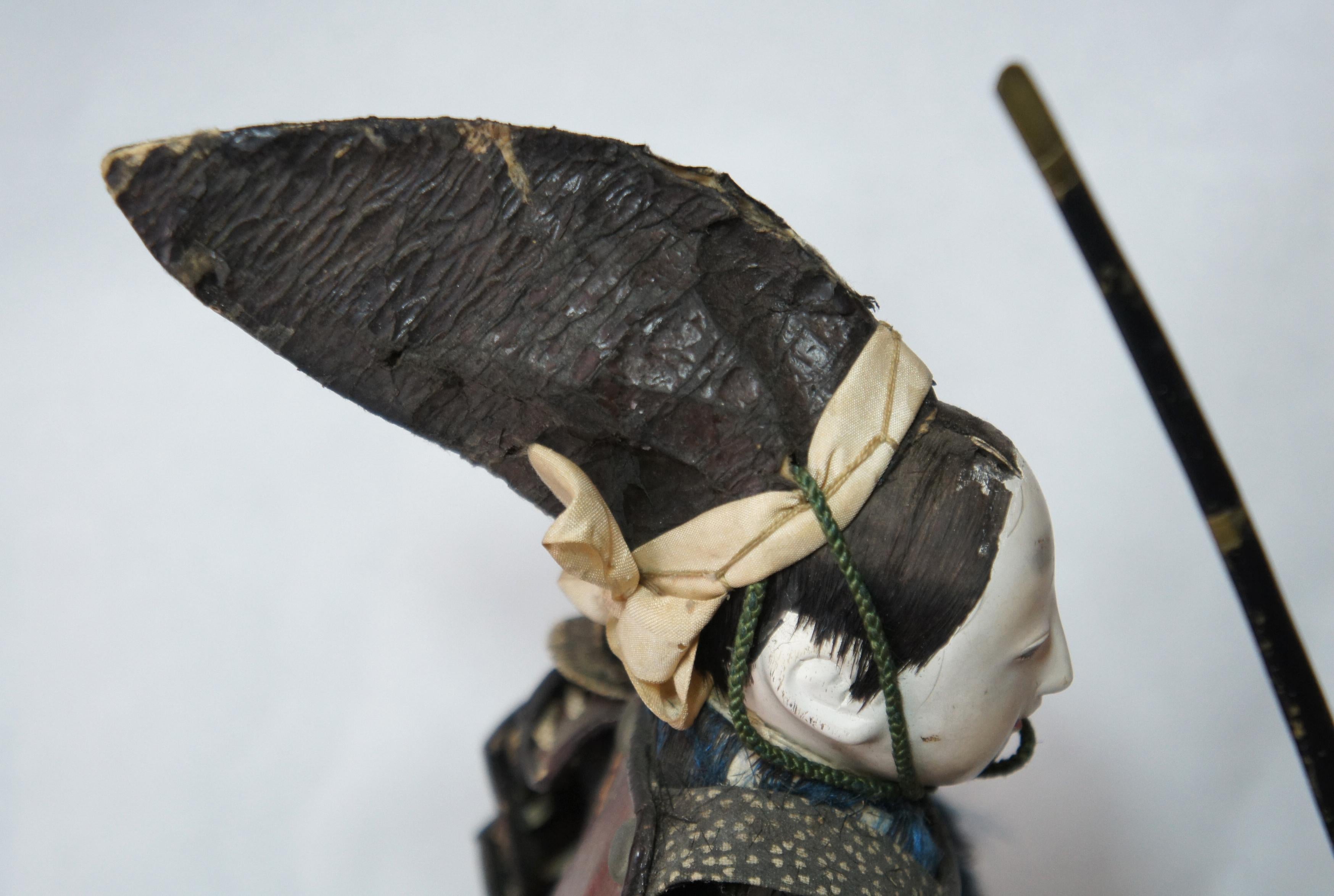 Japanese Antique Samurai Doll, Edo Period, 1790s 10