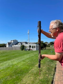 Japanese Antique Samurai Lacquered Quiver with Six Arrows