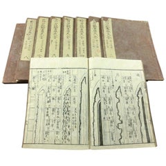 Japanische Antike Samurai Schwerter Komplette 9 Buch Set 1792 Meisterwerk Drucke