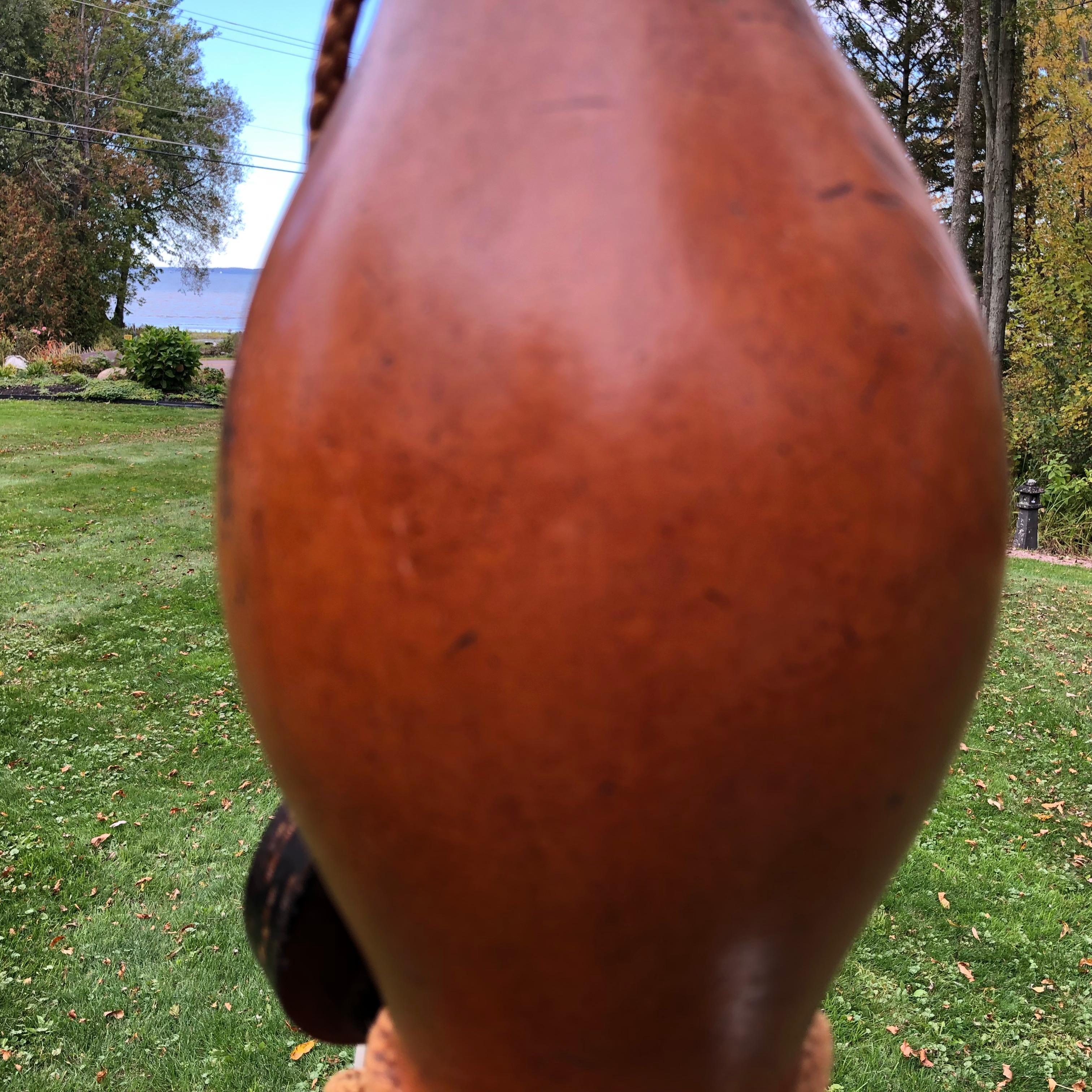 Japanese Antique Samurai Wine Gourd 