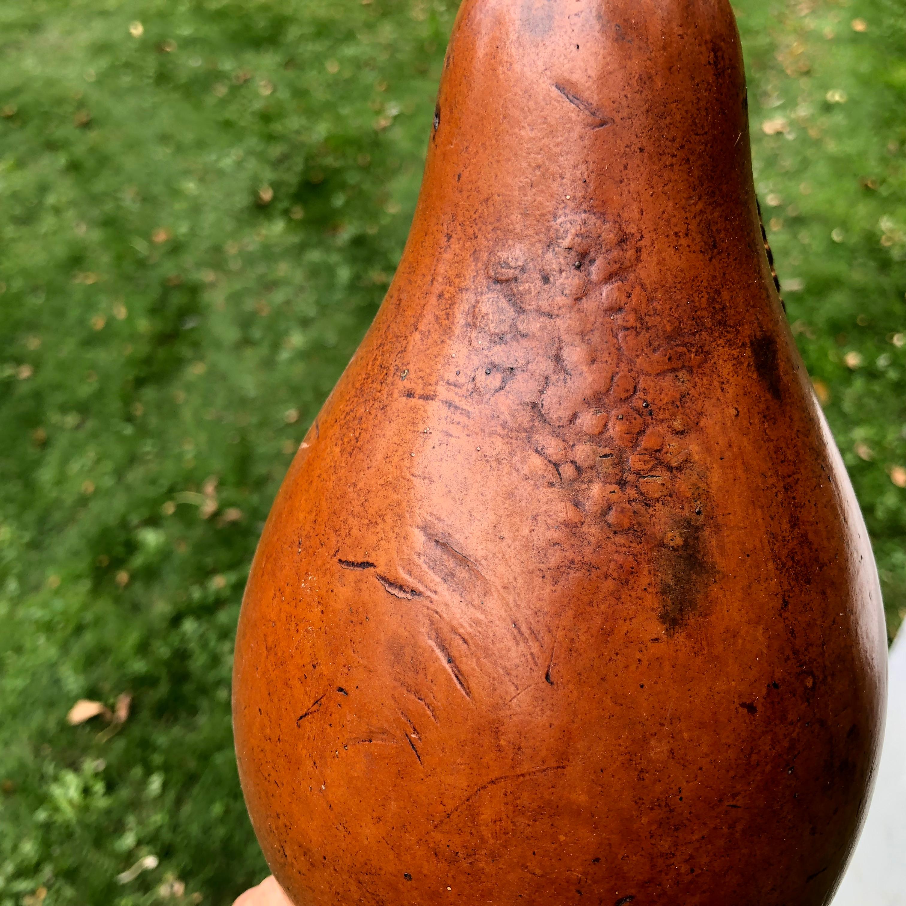 Japanese Antique Samurai Wine Gourd 