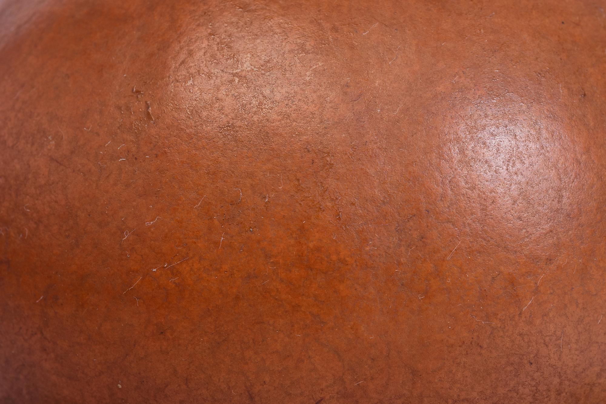 Ancienne gourde de vin/ Sake Samurai japonaise laquée Hyotan Calabash Flask 3