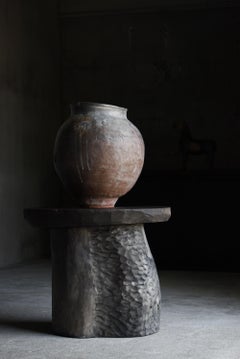 Japanese Antique Sculptural Coffee Table 1900s-1940s / Side Table Wabisabi