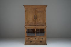 Japanese Antique Sen Wood Cabinet, 1920s–1940s - Japandi Wabi-Sabi