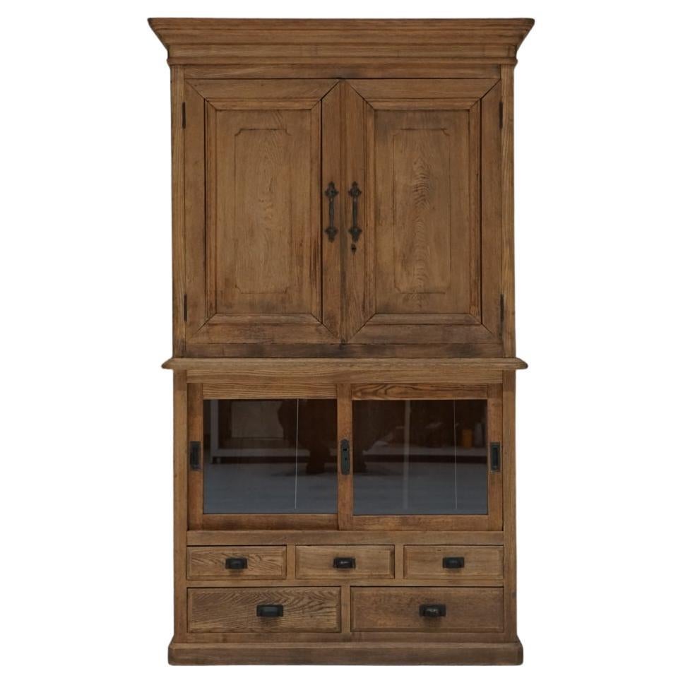 Armoire japonaise ancienne en Wood Wood, années 1920-1940 - Japandi Wabi-Sabi