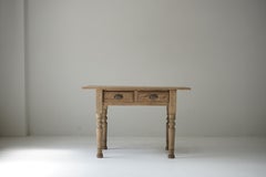 Japanese Antique Sen Wood Low Desk, 1930s–1940s, Japandi