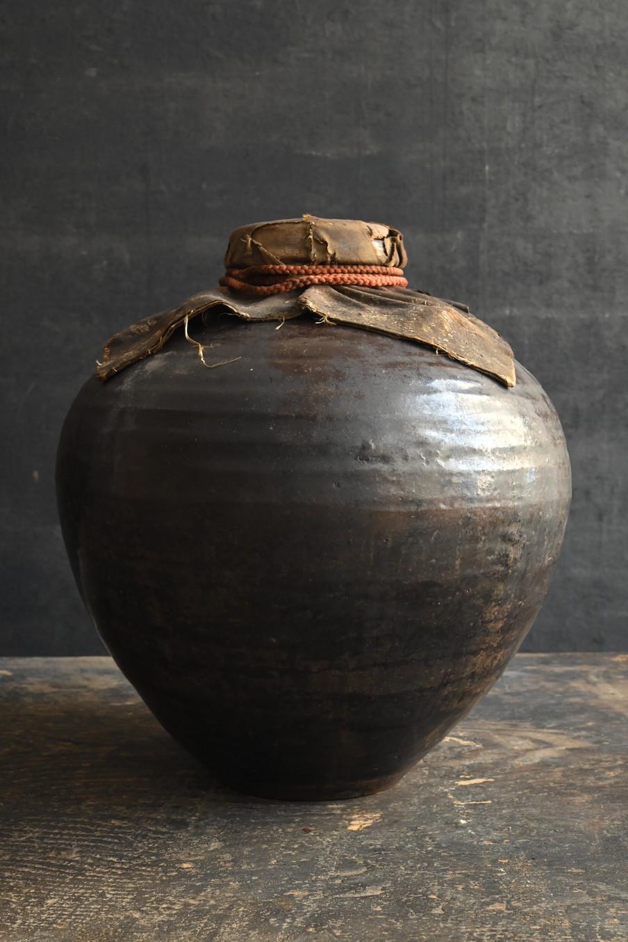 Antike Chinesische Keramik 【Luzon Jar】/Eisen-glasierte Teekanne/15. bis 18. im Angebot 5