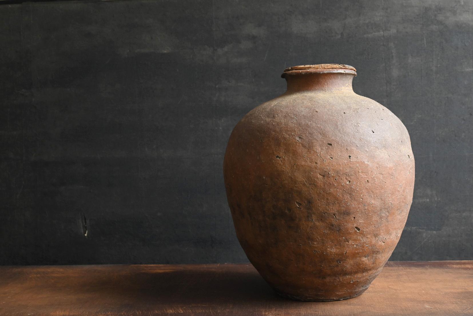Fait main Grand vase japonais ancien 