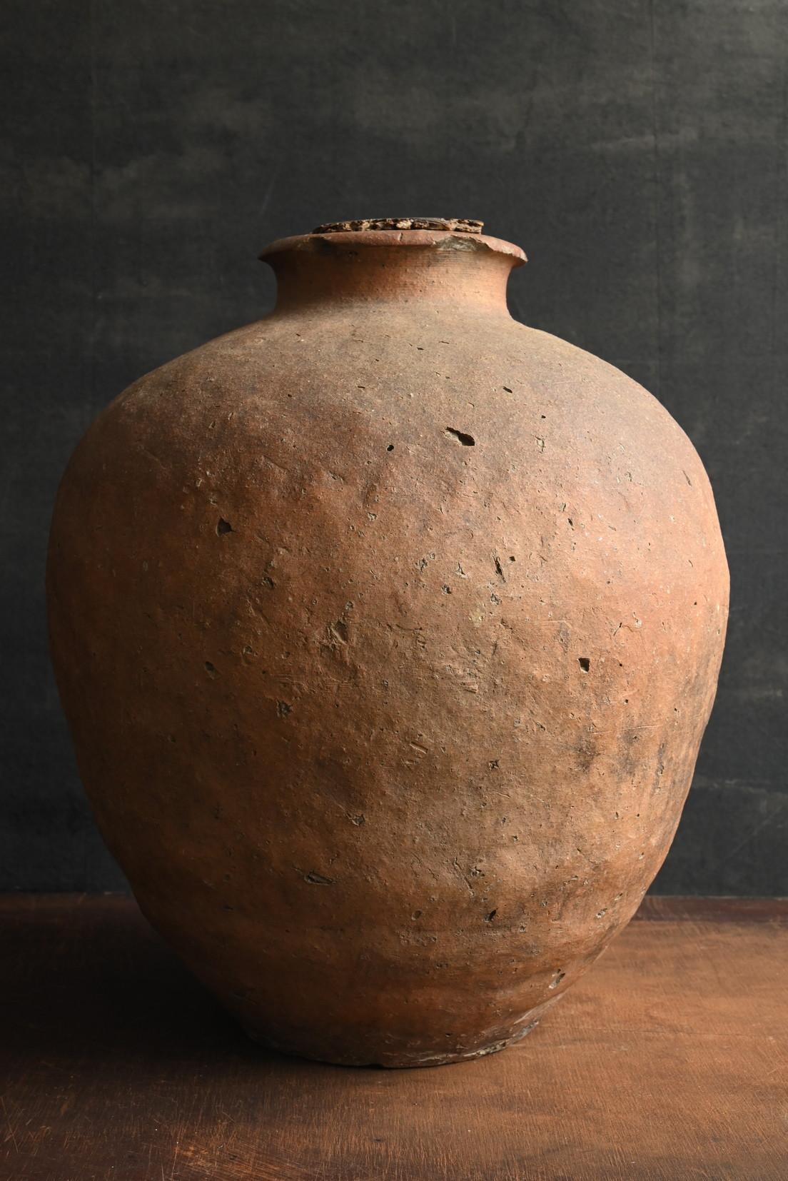Poteries Grand vase japonais ancien 