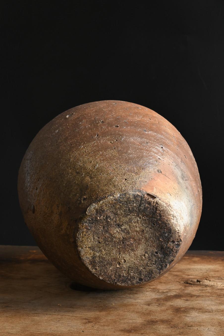Japanese antique Shigaraki ware vase/1400-1573/Wabi-sabi vase 10