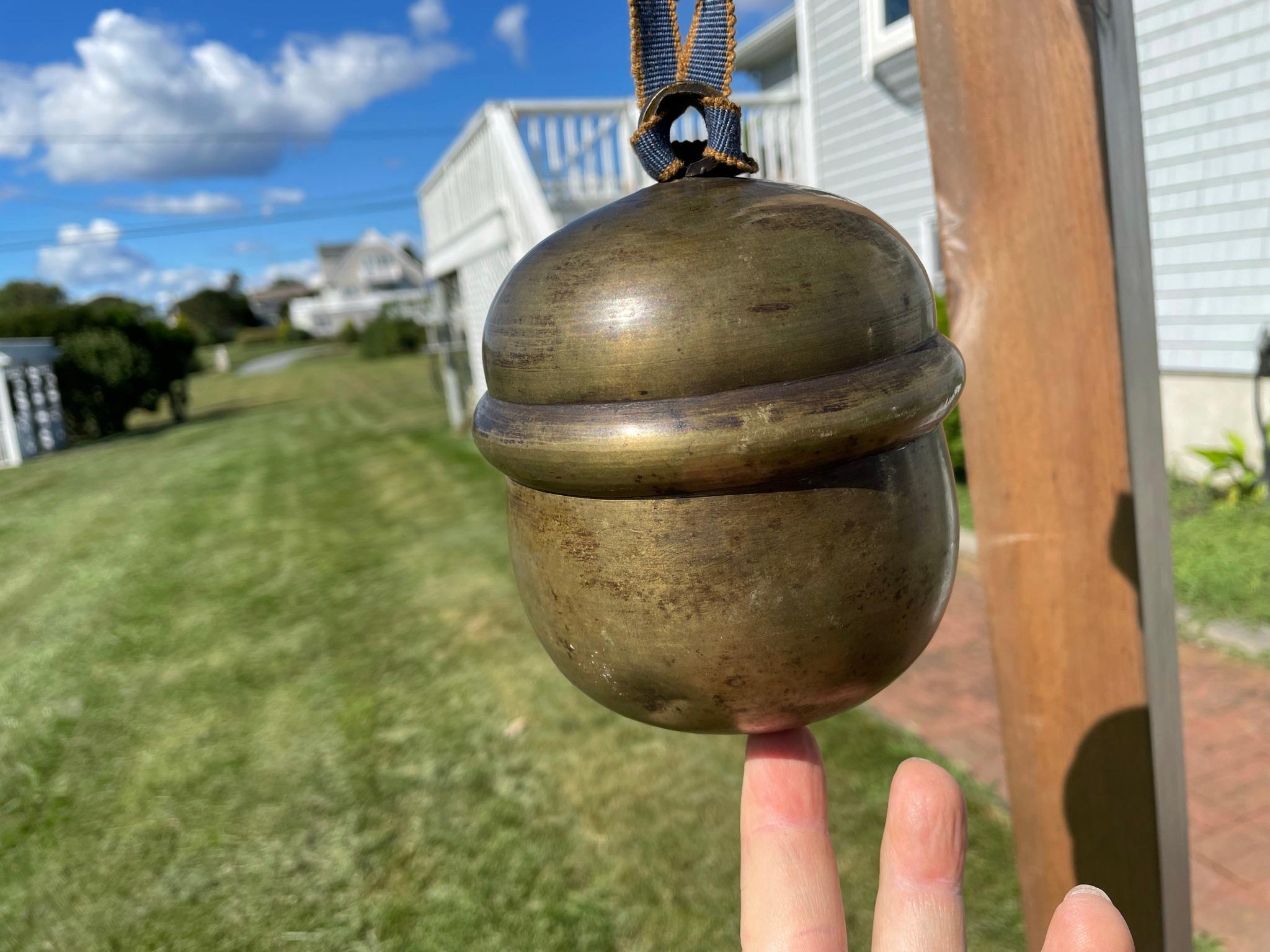 Taisho Japanese Antique Shinto Temple Spirit Bell