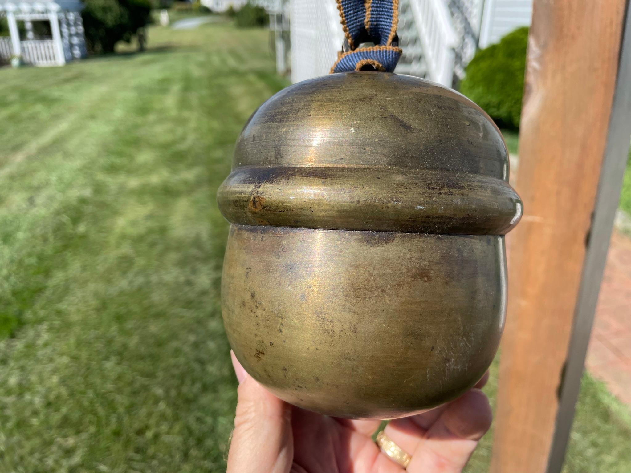 20th Century Japanese Antique Shinto Temple Spirit Bell