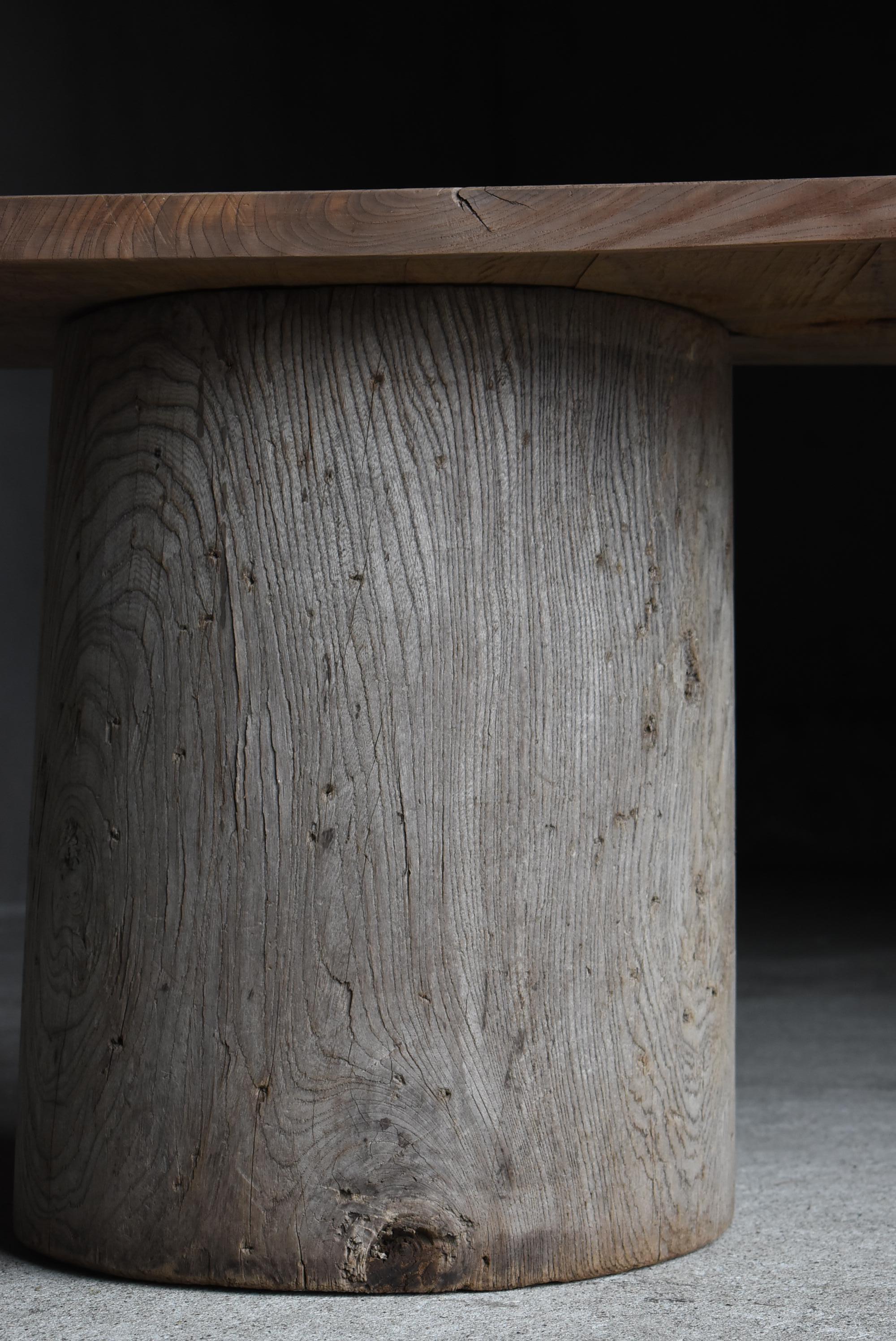 Japanese Antique Side Table 1860s-1920s / Coffee Table Wabi Sabi 1