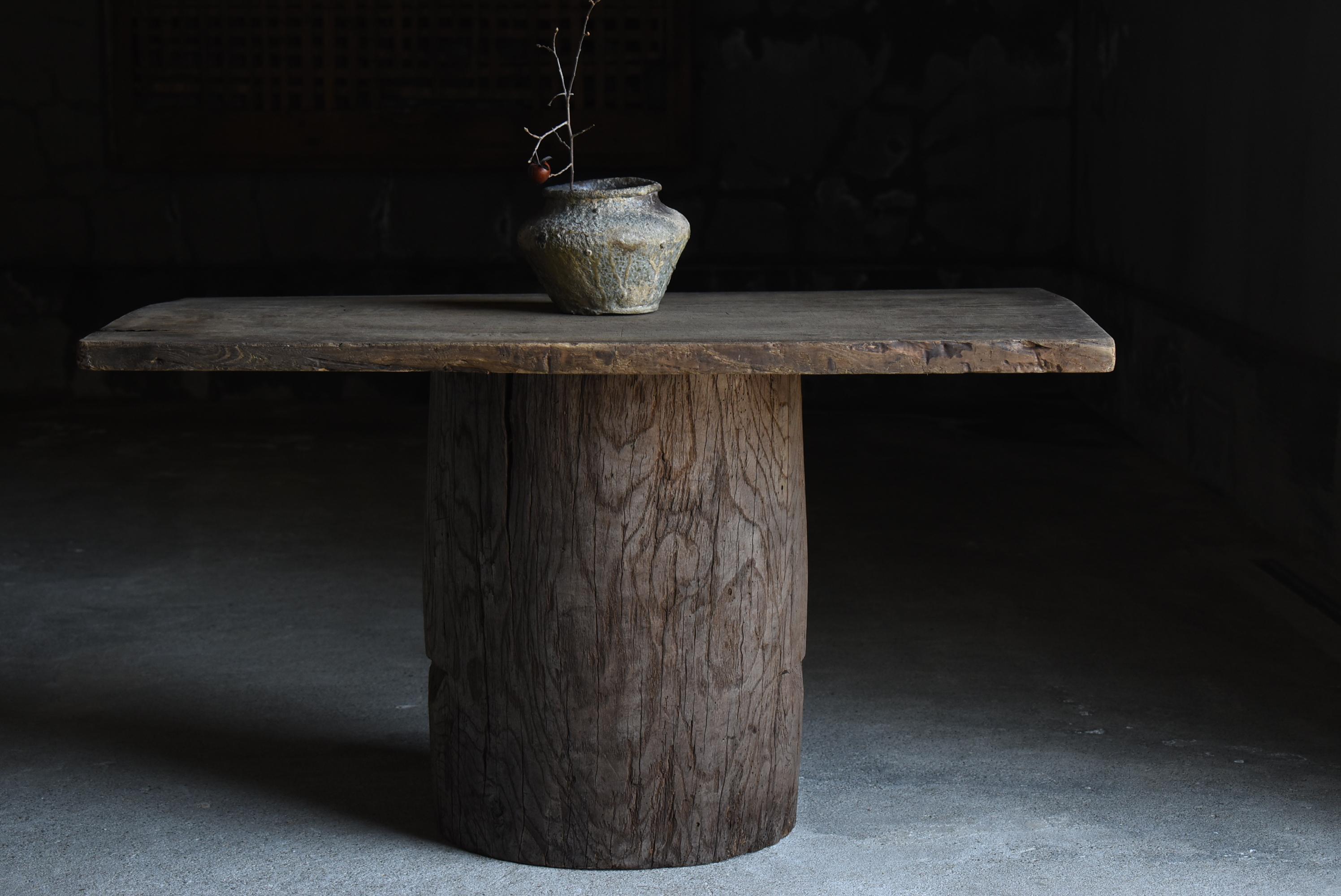 Japanese Antique Side Table 1860s-1920s / Exhibition Table Wabi Sabi 9