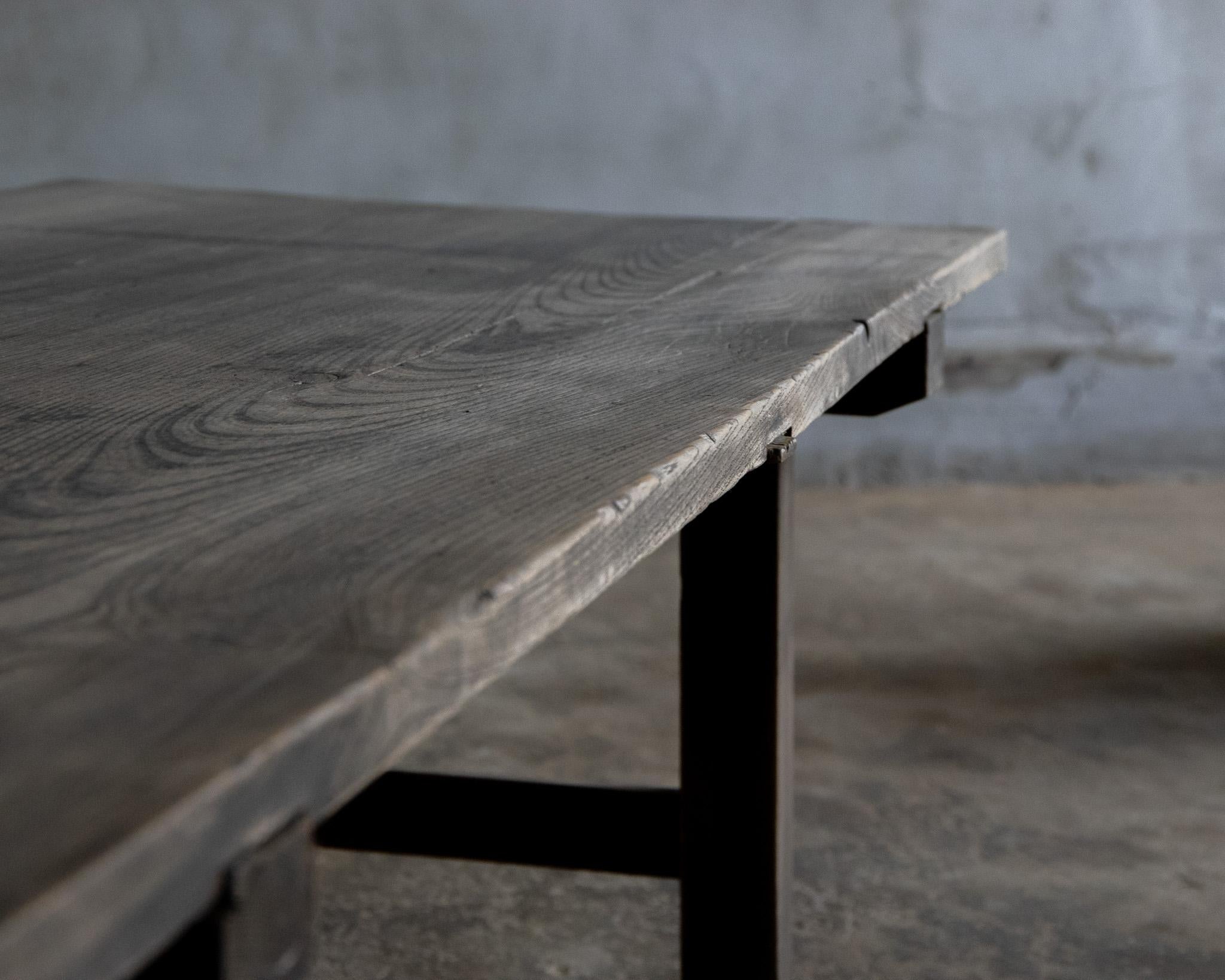 Japanese Antique Side Table, Late Meiji Era '1868–1912', Wabi Sabi For Sale 5