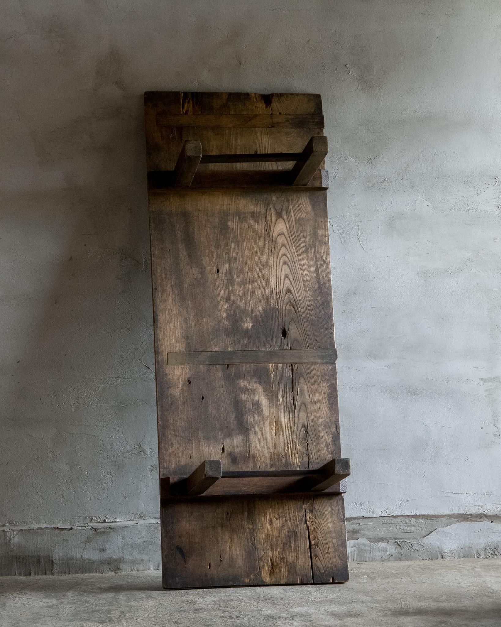 Japanese Antique Side Table, Late Meiji Era '1868–1912', Wabi Sabi For Sale 11