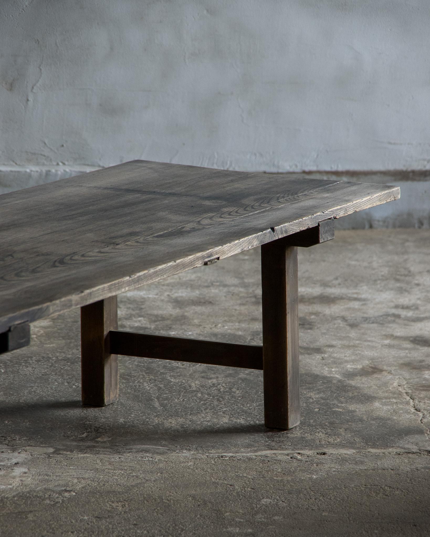 20th Century Japanese Antique Side Table, Late Meiji Era '1868–1912', Wabi Sabi For Sale