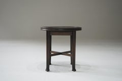 Japanese Antique Small Round Table, 1920s–1930s - Japandi Wabi-Sabi