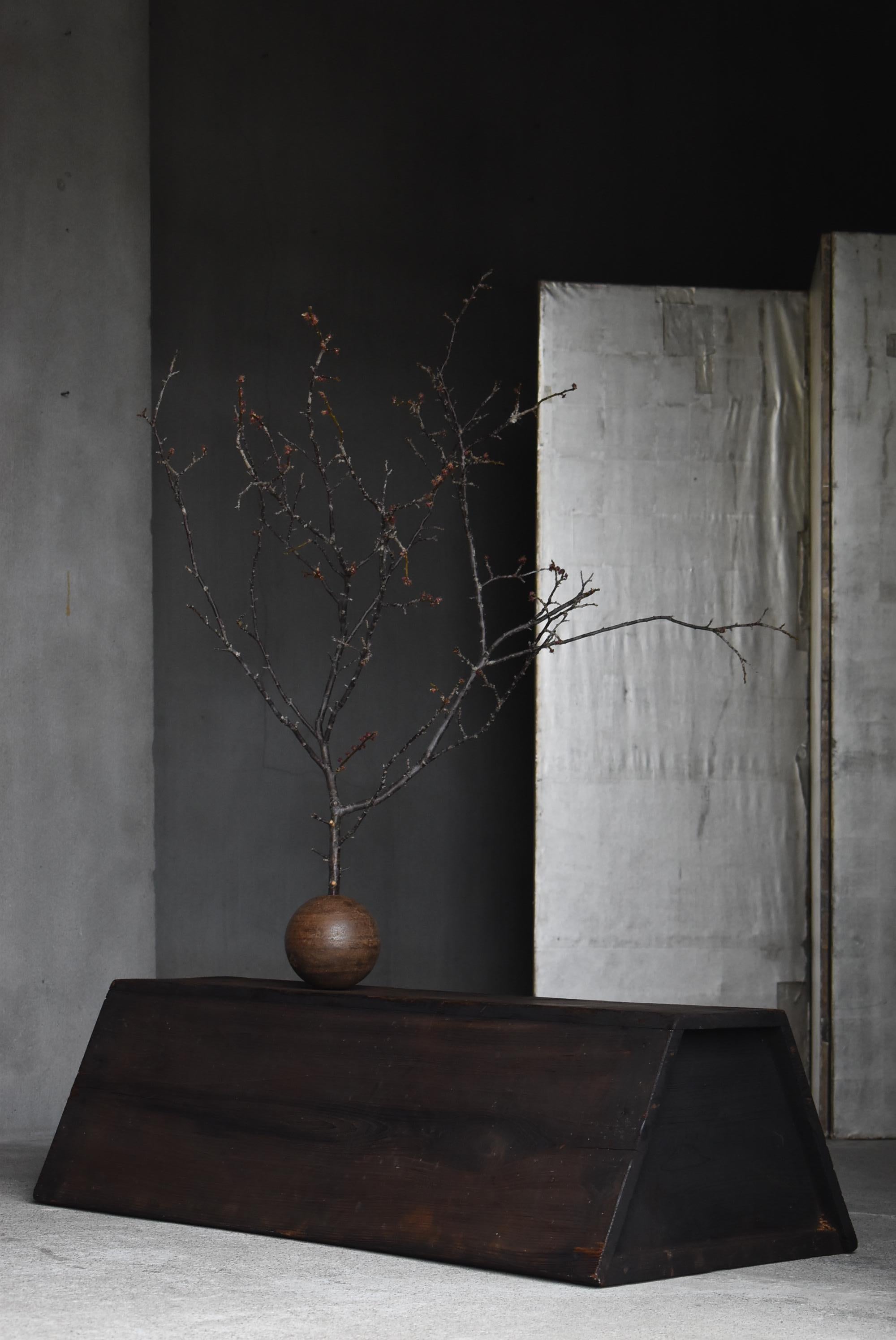 Meiji Japanese Antique Side Table or Bench 1860s-1920s / Display Stand Wabisabi For Sale