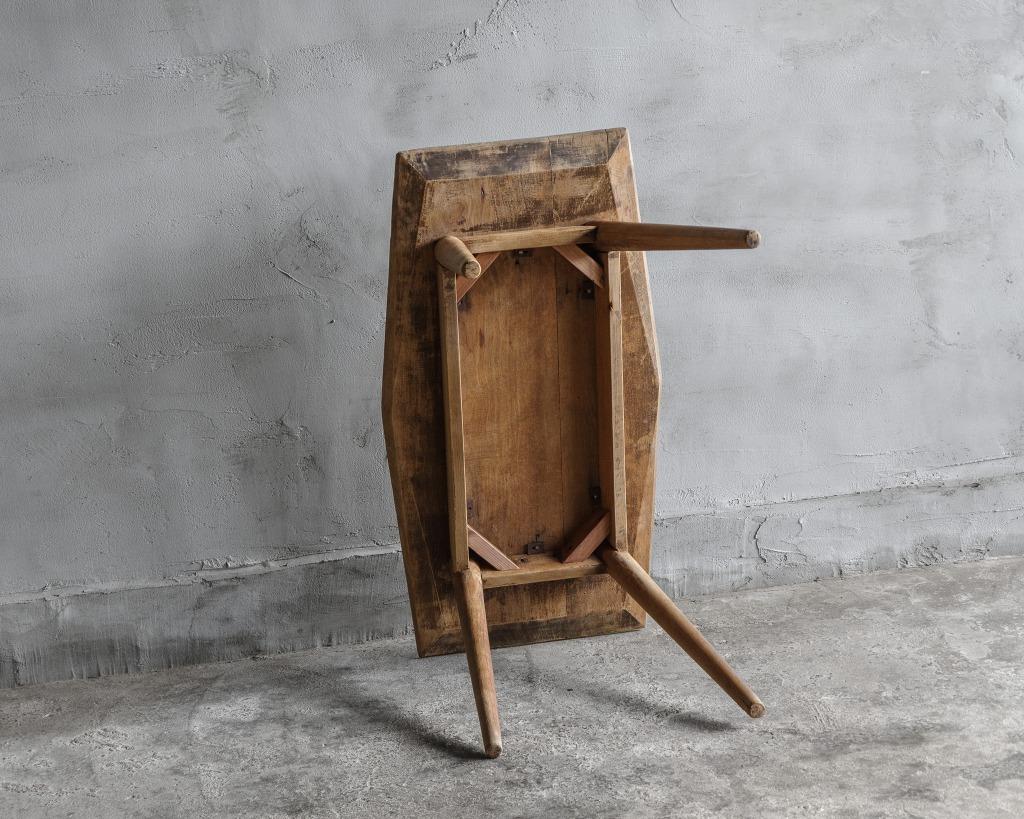 Japanese Antique, Side table, Showa Period'1926-', Wabi Sabi For Sale 9