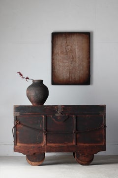 Aparador Antiguo Japonés / Mesa Expositora Almacenaje / 1868-1912s Wabi-sabi