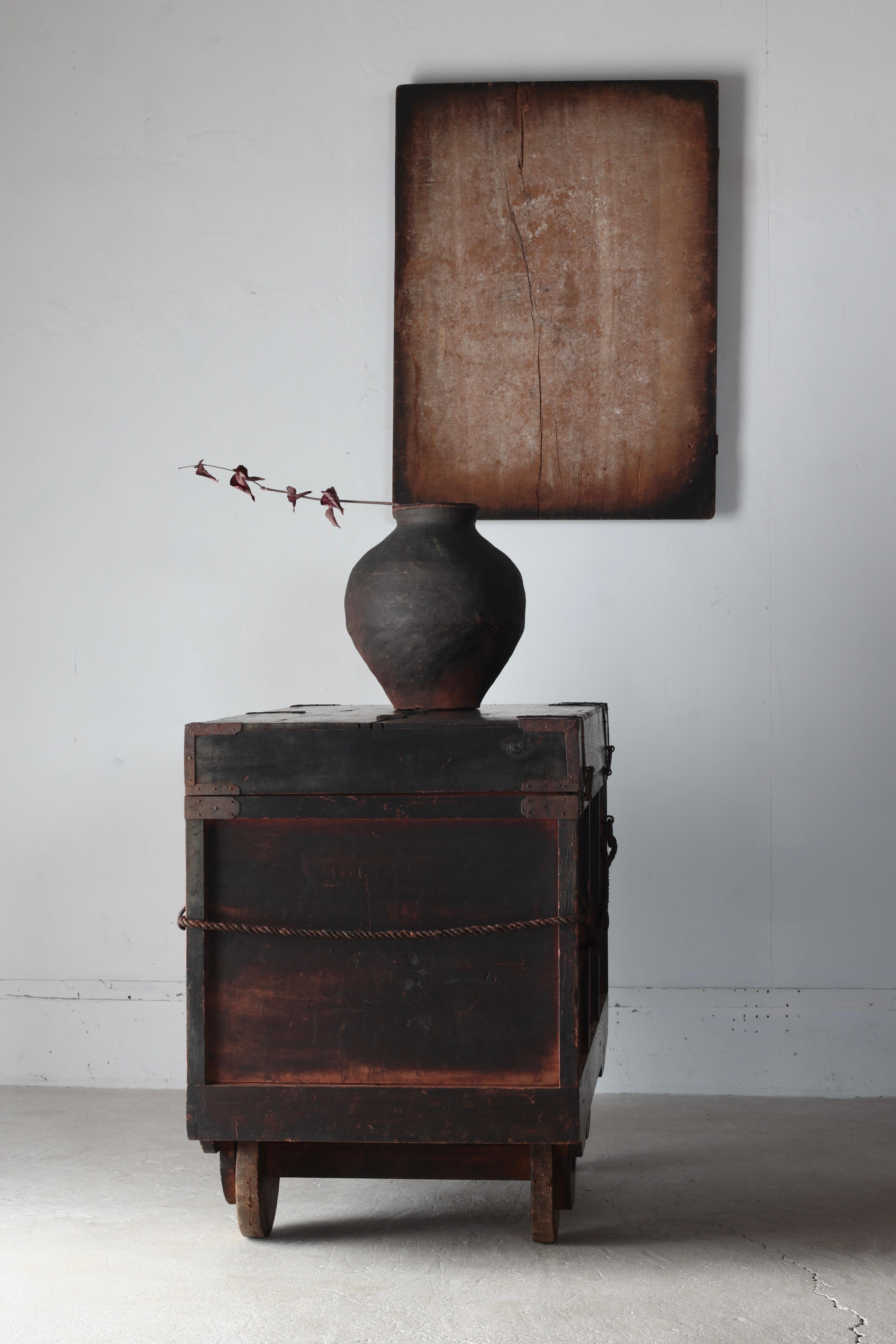 Meiji Japanese Antique Sideboard / Display Table Storage / 1868-1912s Wabi-sabi For Sale