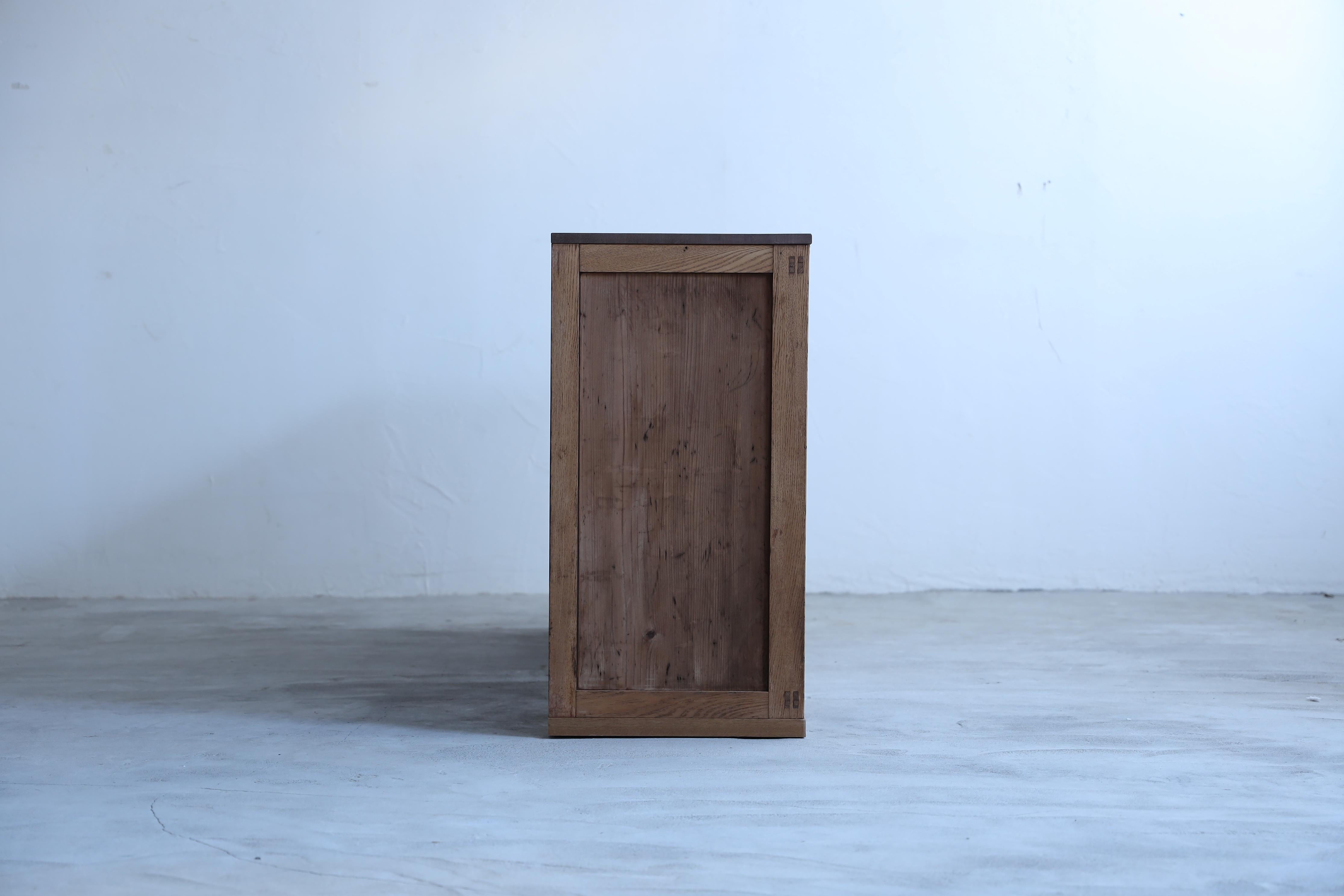 Antigüedades japonesas  Armario Sencillo（oscuro）, Wabi Sabi, Japandi en Bueno estado para la venta en Katori-Shi, 12