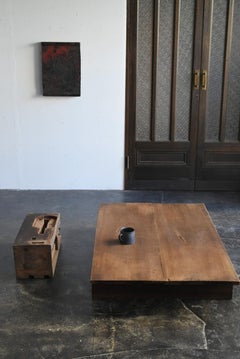 Japanese antique simple wooden low table/early 20th century/sofa table