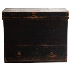 Caja Japonesa Antigua Simplicidad Años 1860-1920 / Tansu Aparador Wabisabi