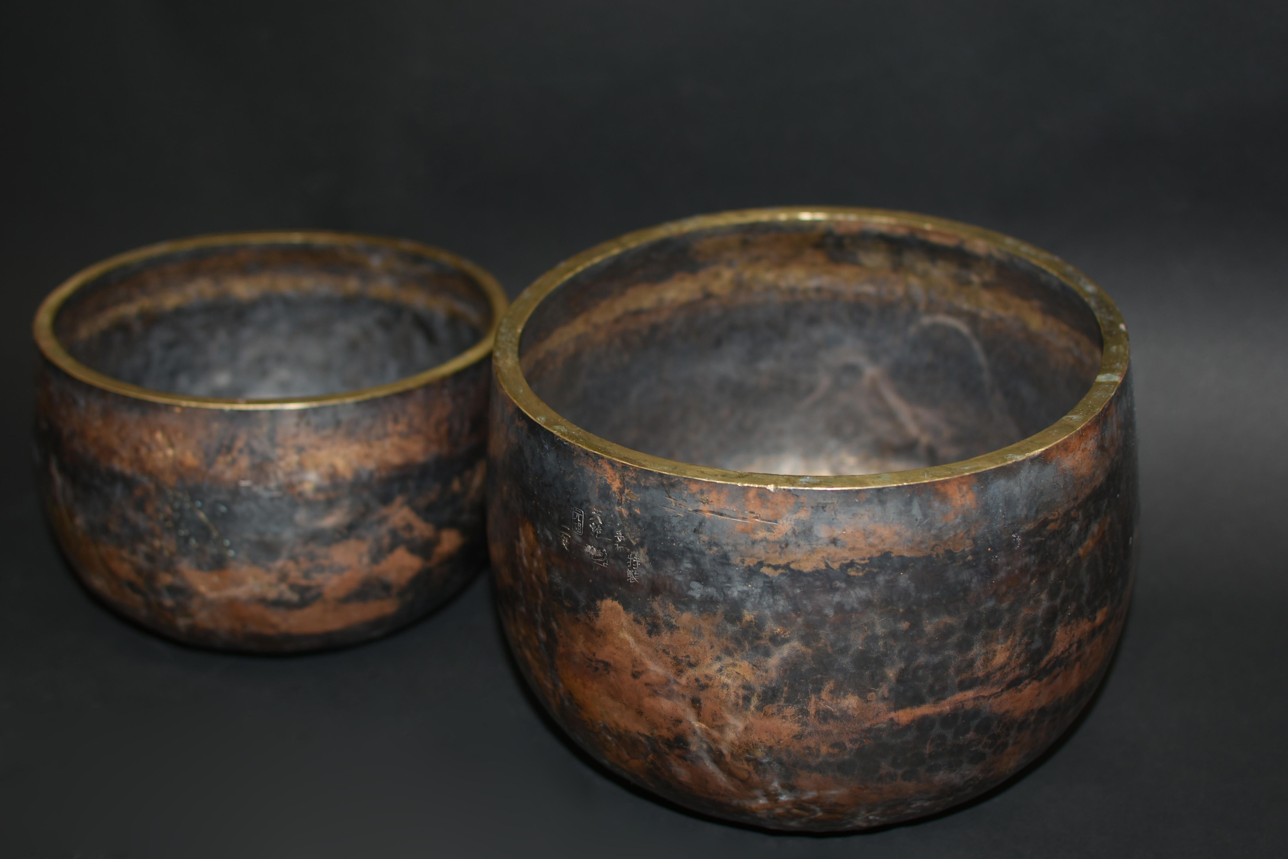 19th Century Japanese Antique Singing Bowls Special Edition Signed and Marked