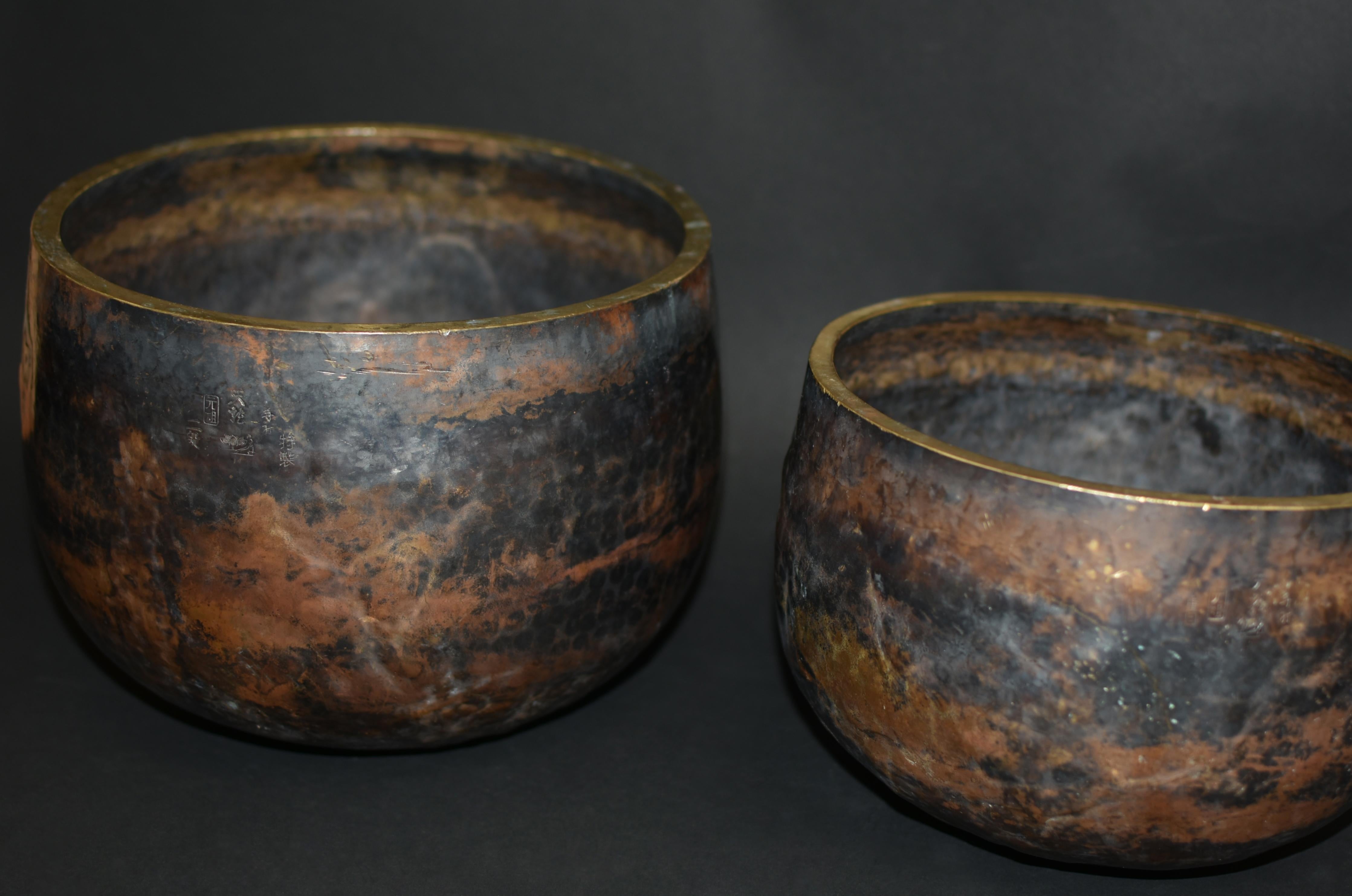 Japanese Antique Singing Bowls Special Edition Signed and Marked 3