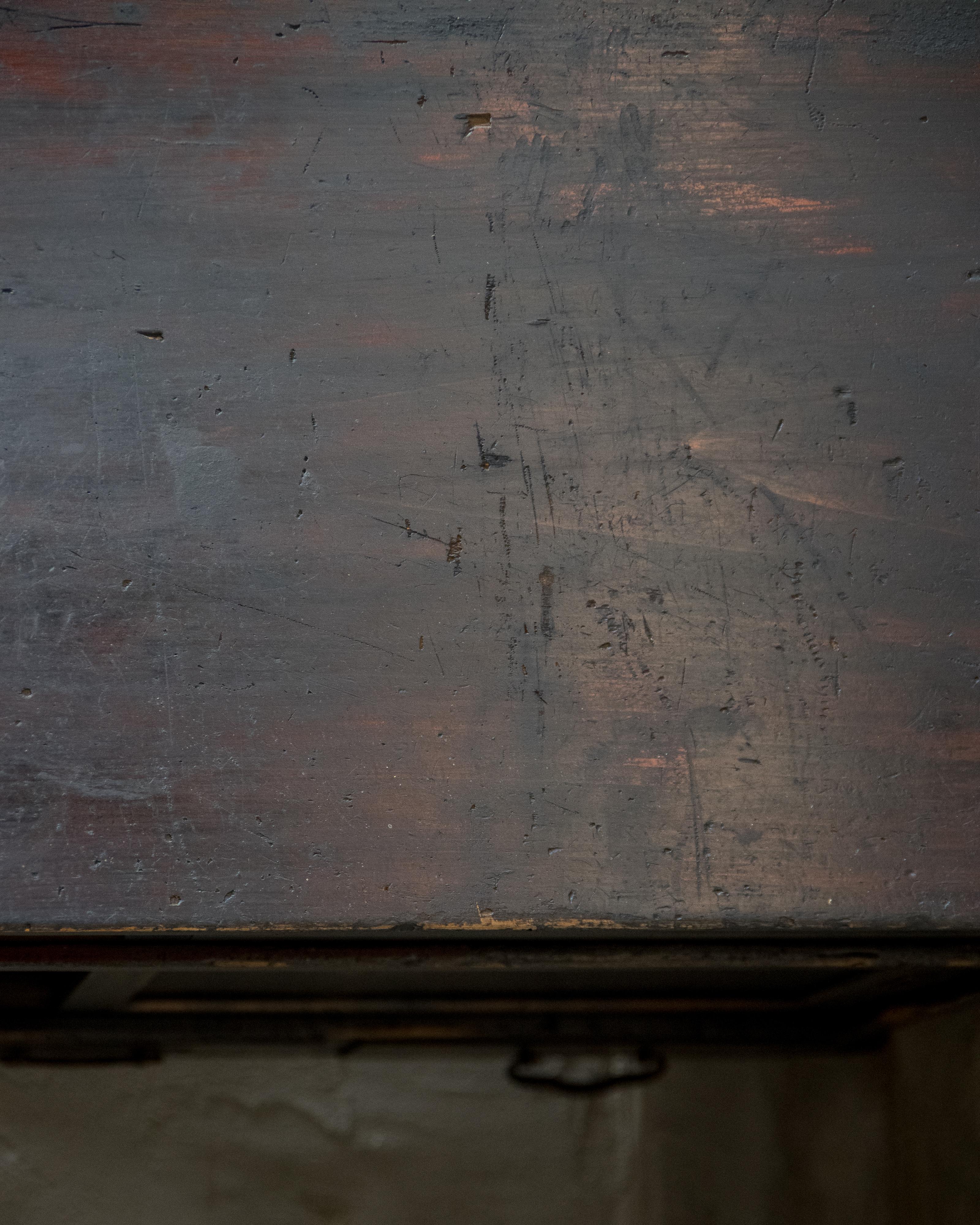 Antico mobile giapponese con ante scorrevoli (Cha Tansu), epoca Taisho (1912-1926), Wabi in vendita 13