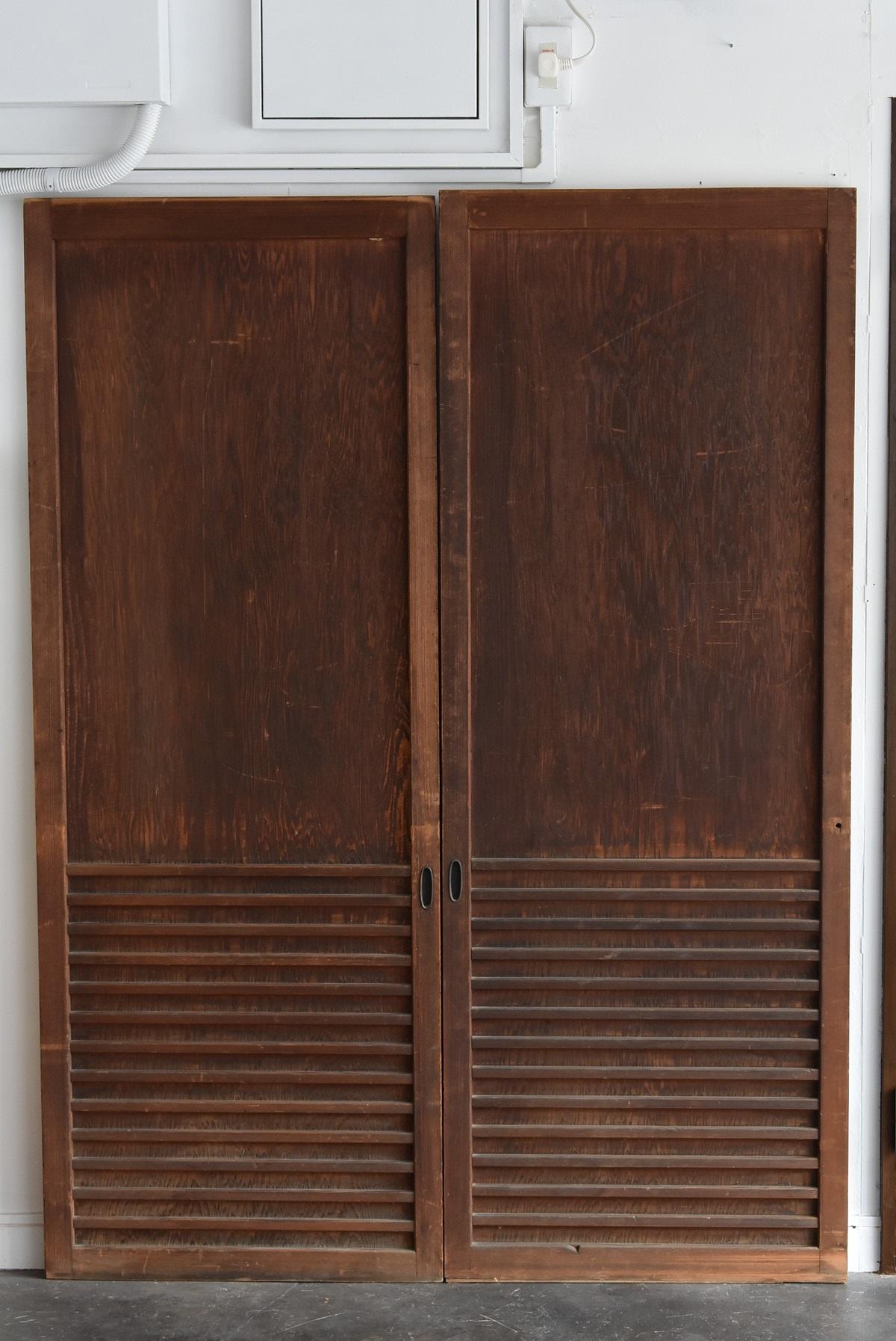Japanese Antique Sliding Door / Wooden Door with Birds / Painting / Partition 9