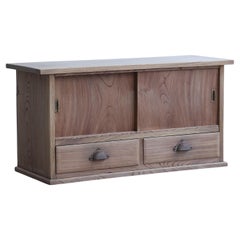Japanese Antique Small Cabinets, Zelkova sofa sideboard, Wabi Sabi, Japandi