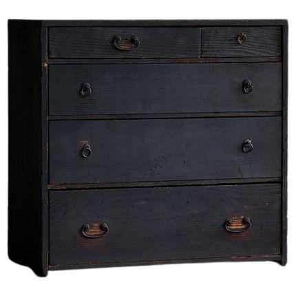 Japanese Antique Small Chest of Drawers, Meiji Era '1868–1912', Wabi Sabi