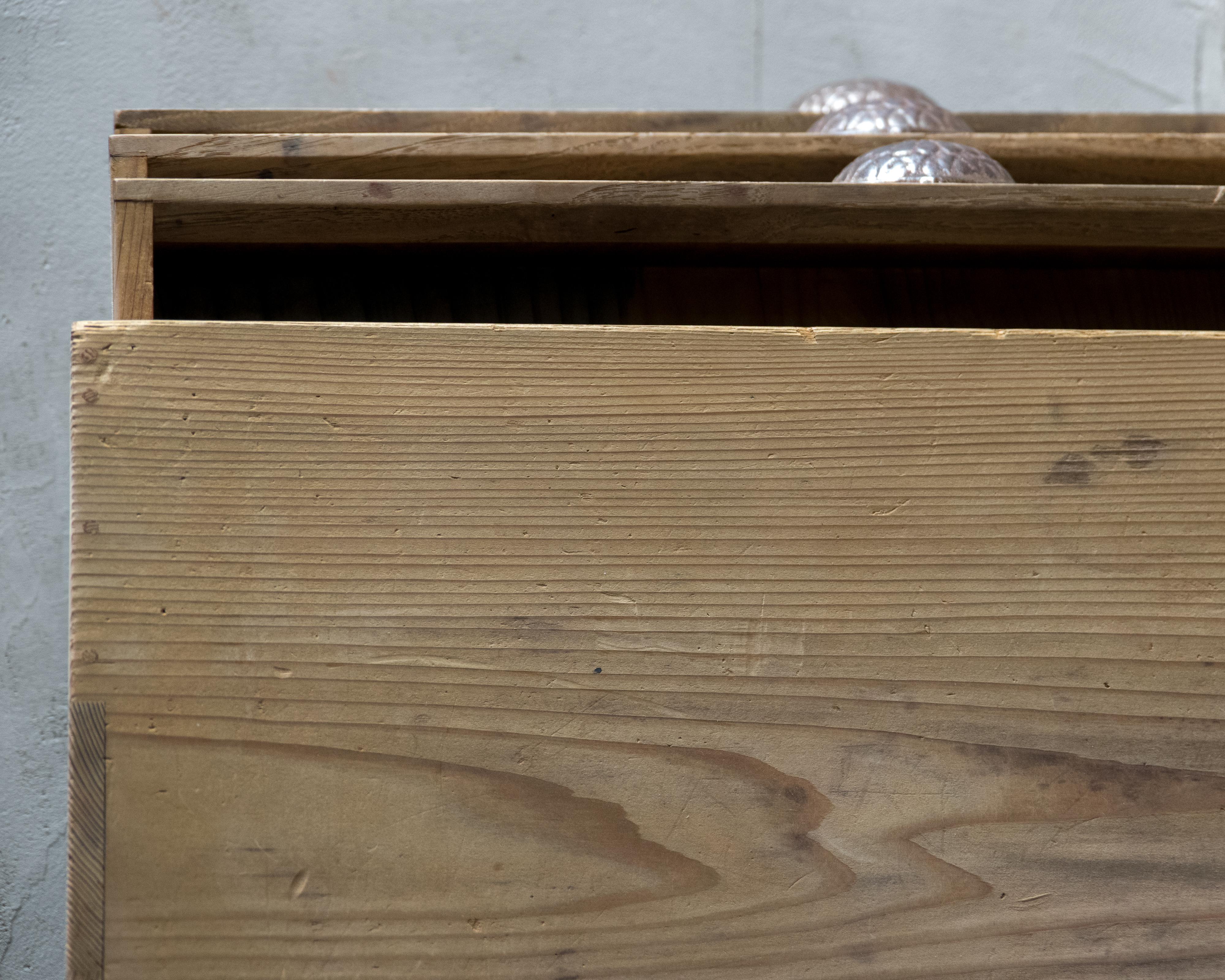 Japanese Antique Small Chest of Drawers, Taisho Era (1912–1926), Wabi Sabi For Sale 6