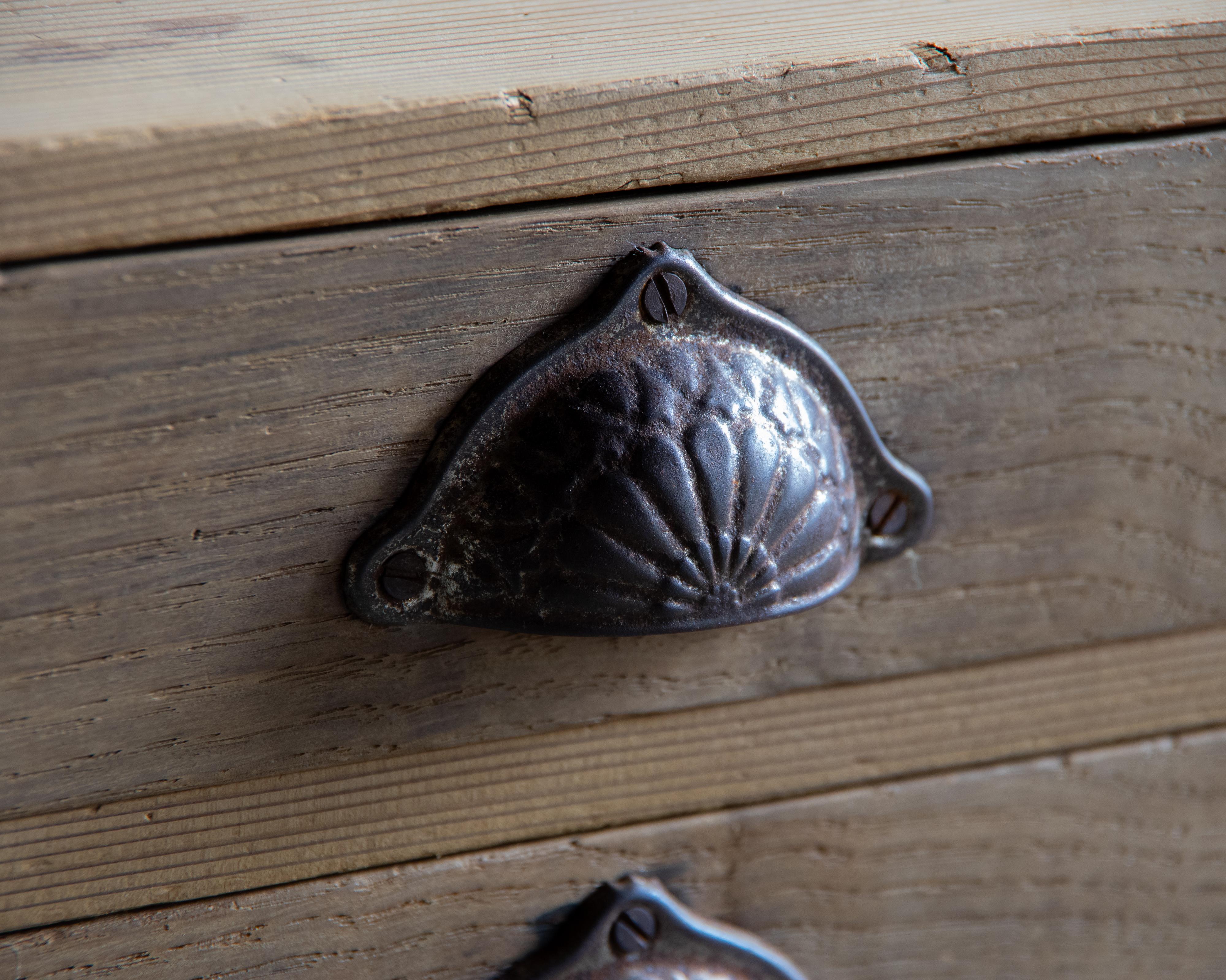 Japanese Antique Small Chest of Drawers, Taisho Era (1912–1926), Wabi Sabi For Sale 3